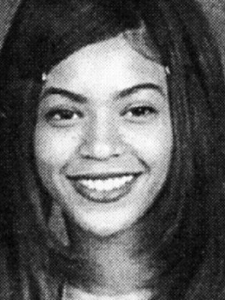 Beyoncé, lo más joven, 1997, 16 años. Destiny's Child