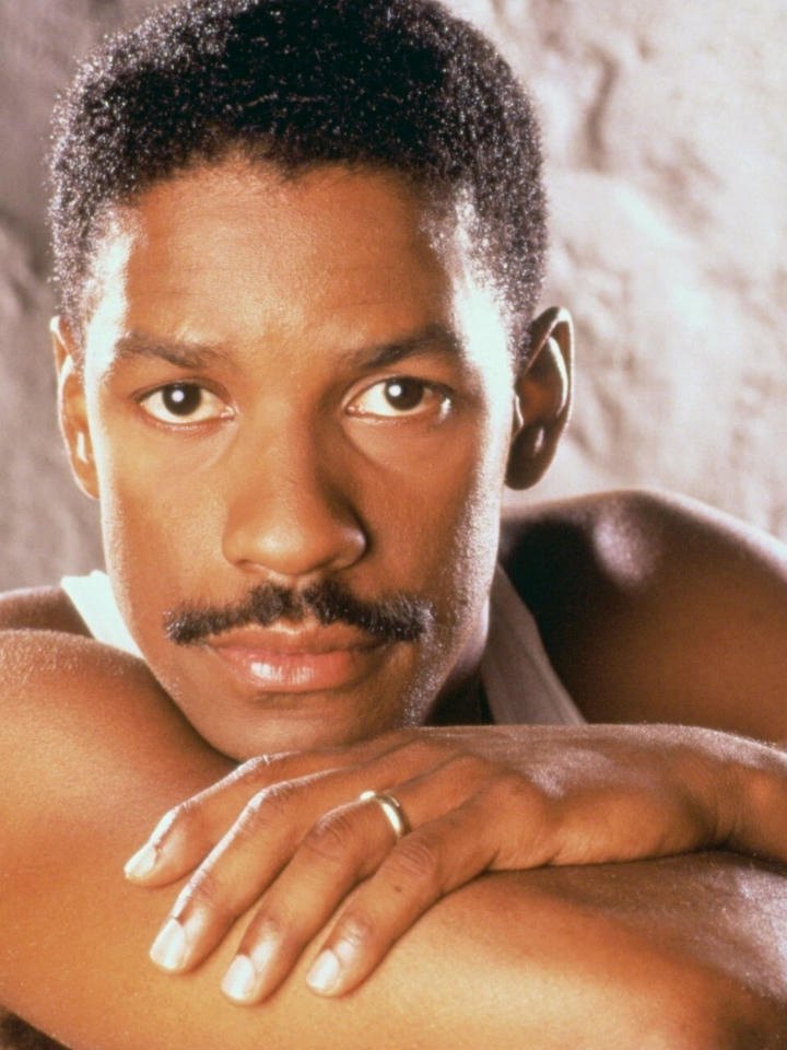 Denzel Washington, lo más joven, 1986, 32 años. Años 80