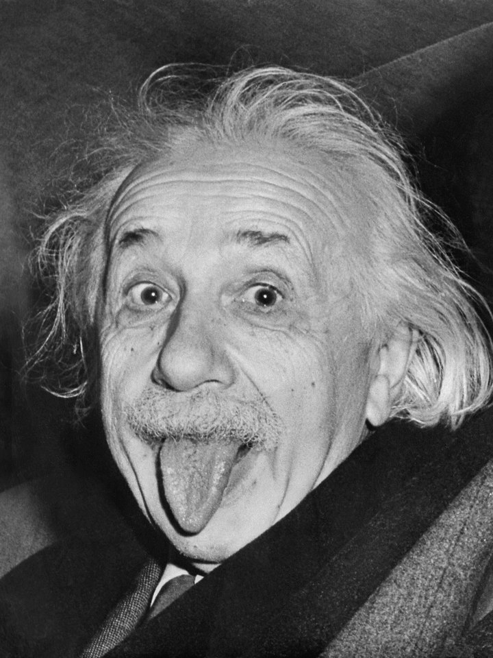 Albert Einstein en últimos años (1951)