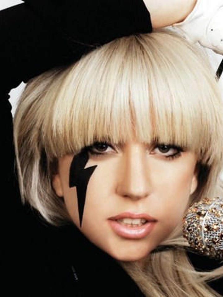 Lady Gaga, lo más joven, 2008, 22 años. The Fame