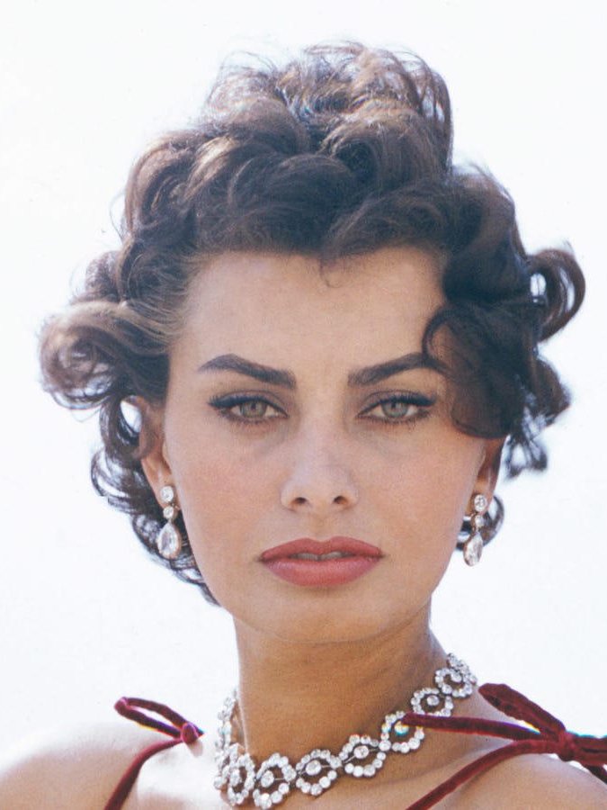 Sofía Loren, lo más joven, 1955, 21 años. Estrella emergente
