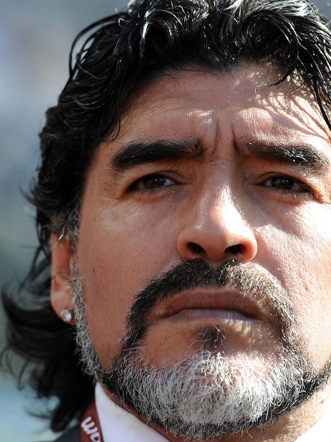 Diego Maradona en últimos años (2010)