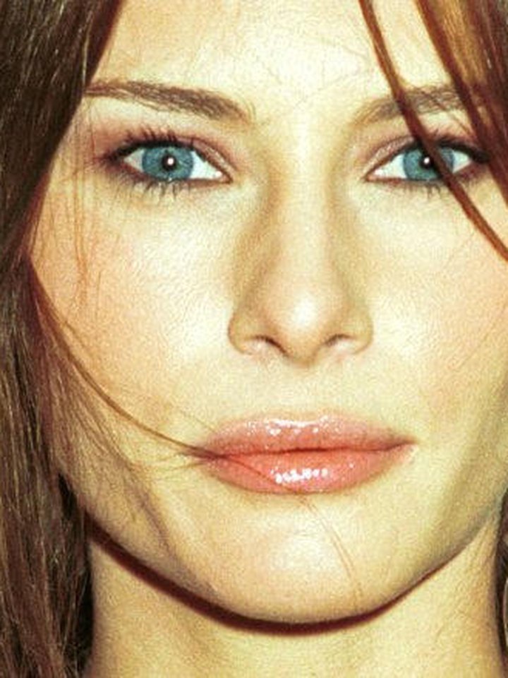 Melania Trump, lo más joven, 1999, 29 años. Modelo