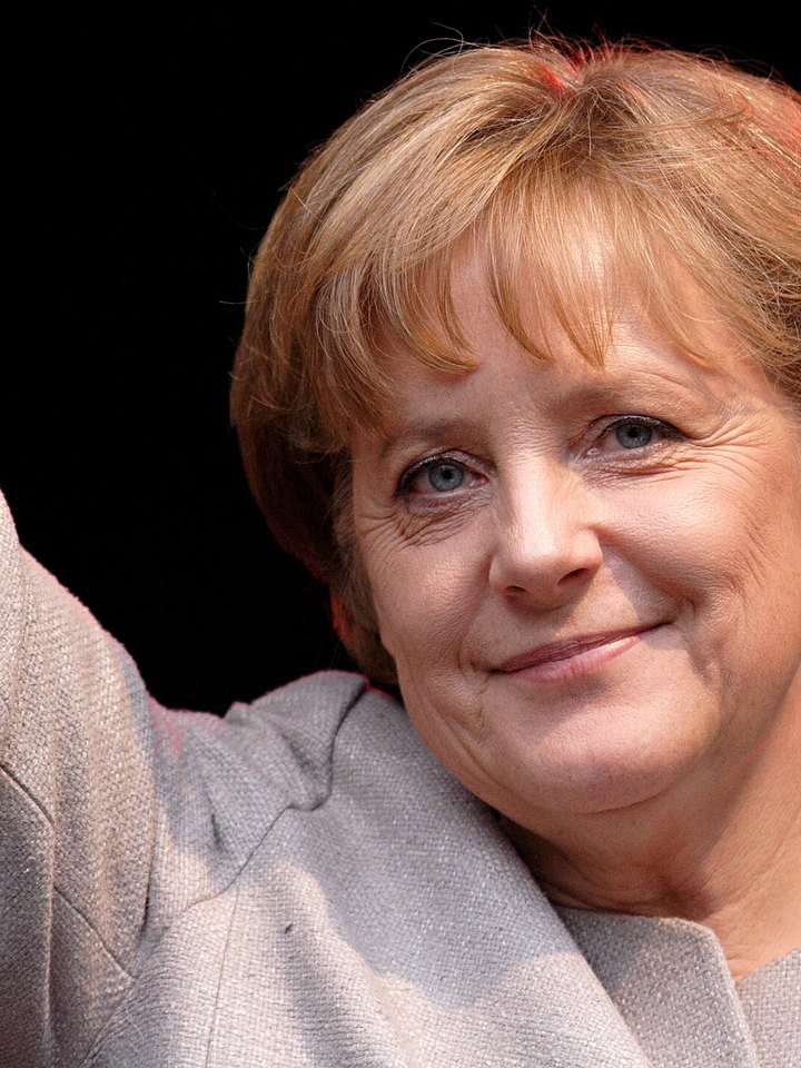 Angela Merkel, adultez, 2008, 54 años. Canciller